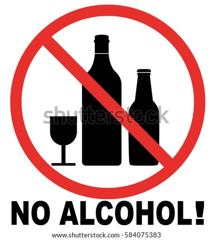 NO ALCOHOL SIGN
