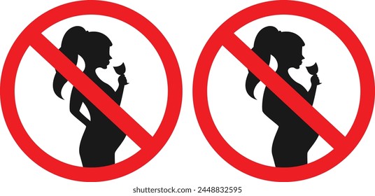 no alcohol sign in pregnancy's