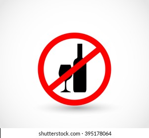 Sin Vector de signos de alcoholemia