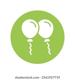 No Alcohol Vector Gylph Icon. Eps File 10