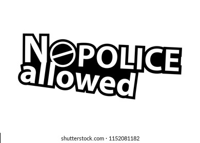 No allowed - Sticker - Ready for Print - Decal