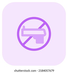 No se permite el uso de armas y municiones en el servicio de lavandería