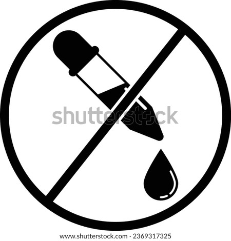 No Artificial Colors Icon Symbol