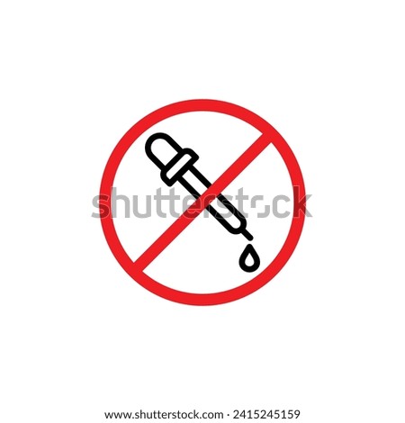 No Artificial Flavor vector line icon illustration.
