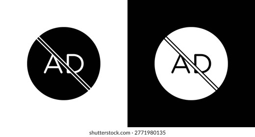 No audio description icon glyph vector Illustration