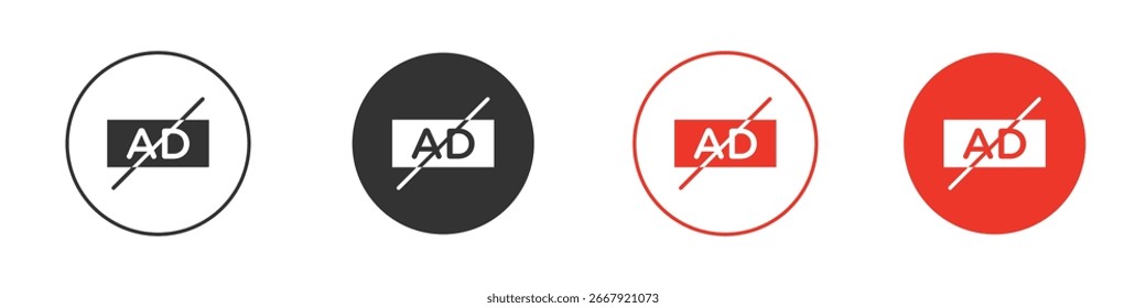 No hay ícono de descripción de audio para el logotipo, símbolo de signo de Vector para el diseño