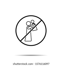 No Baby, Mother Icon. Simple Thin Line, Outline Vector Of 8 March Ban, Prohibition, Embargo, Interdict, Forbiddance Icons For Ui And Ux, Website Or Mobile Application