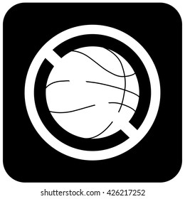 No balls sign