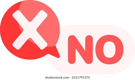 no ban do not prohibited restriction risk signal sign wrong disagree