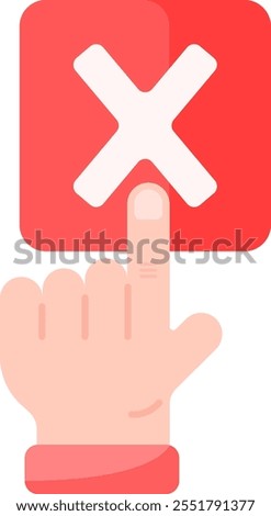 no ban do not prohibited restriction risk signal sign wrong disagree