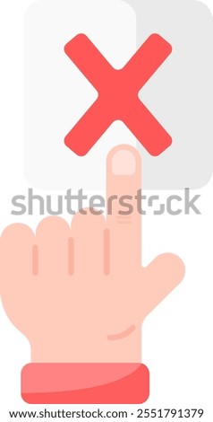 no ban do not prohibited restriction risk signal sign wrong disagree