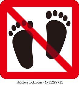 no barefoot