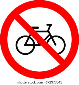 no bicycle