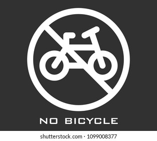 No Bicycle icon