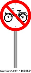 no bicycle sign
