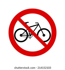 no bicycle sign