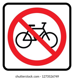 Road Sign Brunei No Parking Bicycles Stock Illustration 268021988 ...