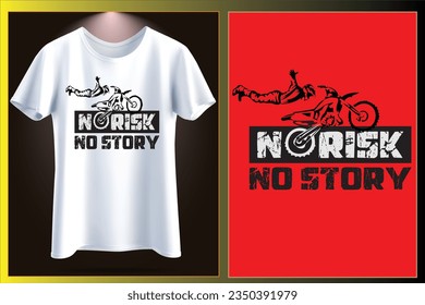 NO BIKE , NO STORY TYPOGRAPY TSHIRTDESIGN