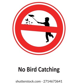  Icono de Vector de captura de aves que puede modificarse o editarse fácilmente


