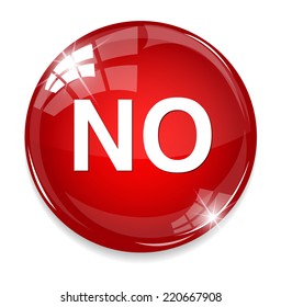 No Blue Icon Stock Vector (Royalty Free) 220667908 | Shutterstock