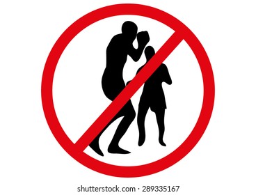 No box forbidden sign symbol on white background.