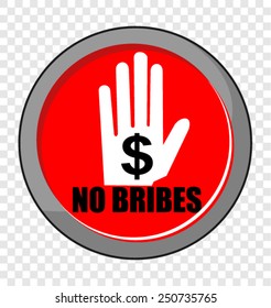 no bribes, icon