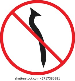 no Gebrochene gebogene Nägel Symbol. Symbole für das Verbot der Hardwaresicherheit. Beschädigter Nagel verboten Grafikdesign. Bauwarnschilder. Qualitätskontrollzeichen
