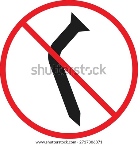no Broken bent nails icon. Hardware safety prohibition symbols. Damaged nail forbidden graphic design. Construction warning signs. Quality control signs
