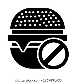 No Hay Icono De Glifo Vector De Burger Para Uso Personal Y Comercial.
