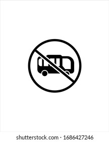 no hay icono de bus plano,mejor icono de diseño plano vector.