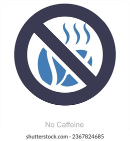 Kein Koffein-Symbol-Konzept