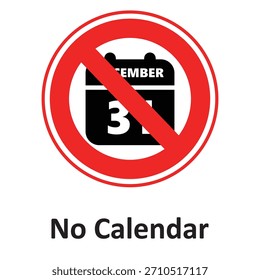 Icono de Vector de fecha de calendario que puede modificarse o editarse fácilmente

