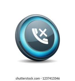 No Call Phone button illustration