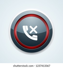 No Call Phone button illustration