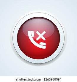 No Call Phone button illustration