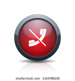 No Call Phone button illustration
