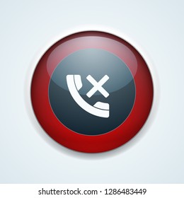 No Call Phone button illustration