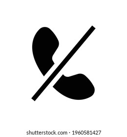 No call and phone glyph icon. Simple solid style. Block communication business concept. Vector illustration isolated on white background. EPS 10.