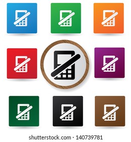No call symbol,vector