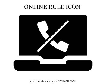 No calls search icon. Editable No calls search icon for web or mobile.
