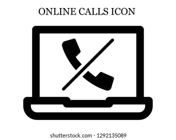 No calls search icon. Editable No calls search icon for web or mobile.