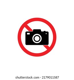 NO Camera Do Not Take Photos Pictures Sign Symbol Vector