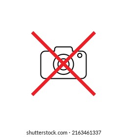 No camera icon design. vector illustration
