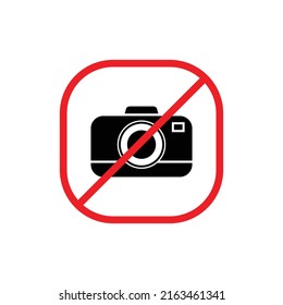 Kein Kamerasymbol-Design. Vektorgrafik