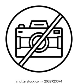Sin imagen vectorial de icono de cámara. También se puede usar para aplicaciones web, aplicaciones móviles y medios impresos.