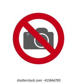 No Camera icon.Vector illustrator.