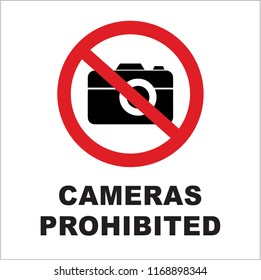 no camera sign