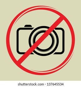 No camera sign