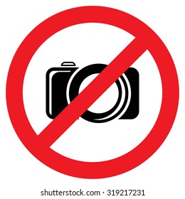 No camera sign