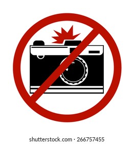 No camera vector icon.